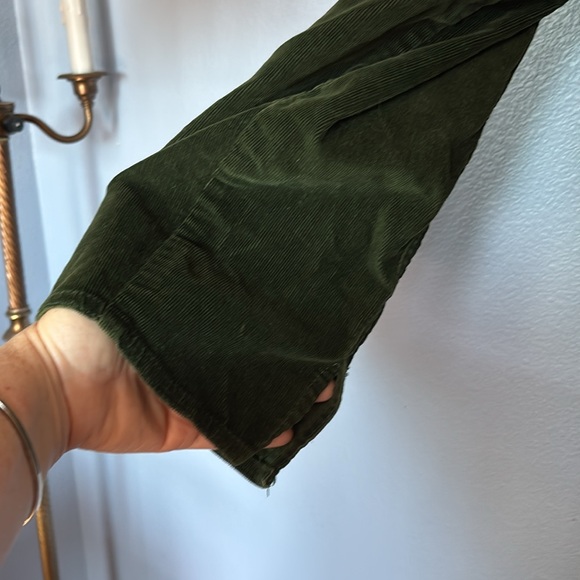 AMI dark green jacket. Soft velvet like material. Decorative metal buttons. XL - Picture 6 of 11